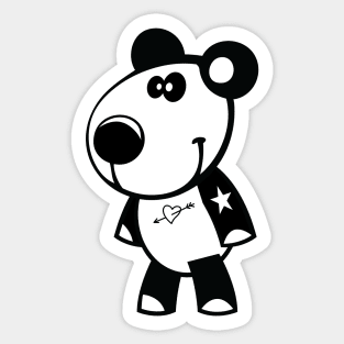 Landon the Panda Sticker